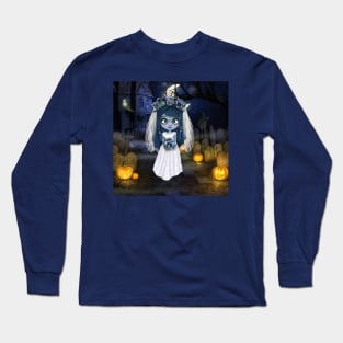 Dead bride with bouquet of flowers Long Sleeve T-Shirt